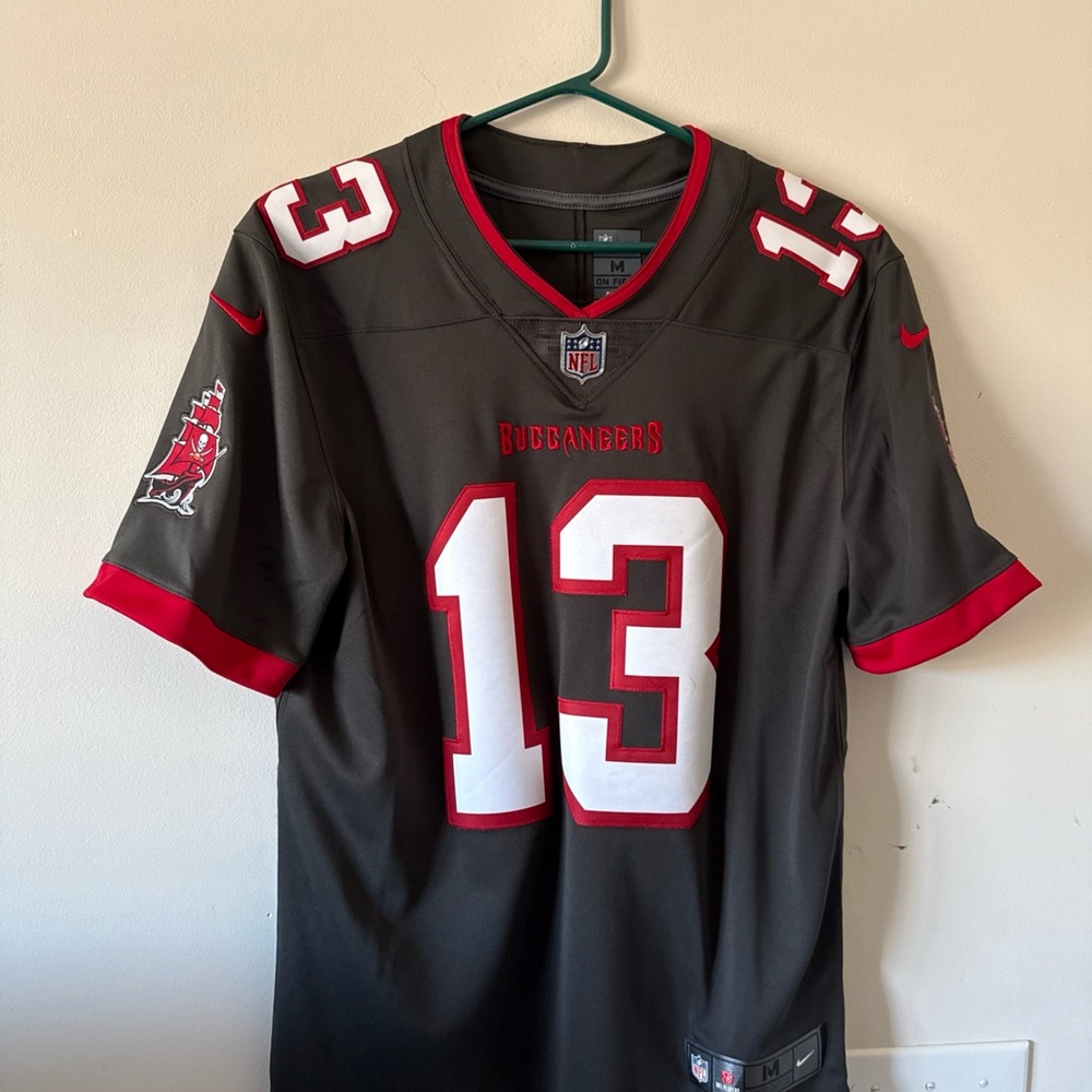 NFL Black and Red Buccaneers Jersey